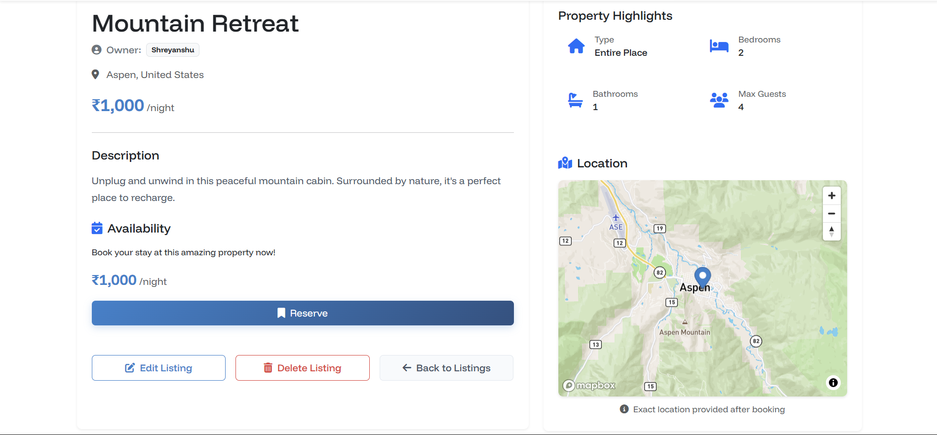 HostHaven Search